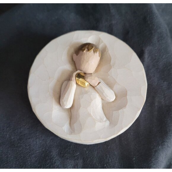 Willow Tree Hand-Painted Heart Box - Picture 1 of 4